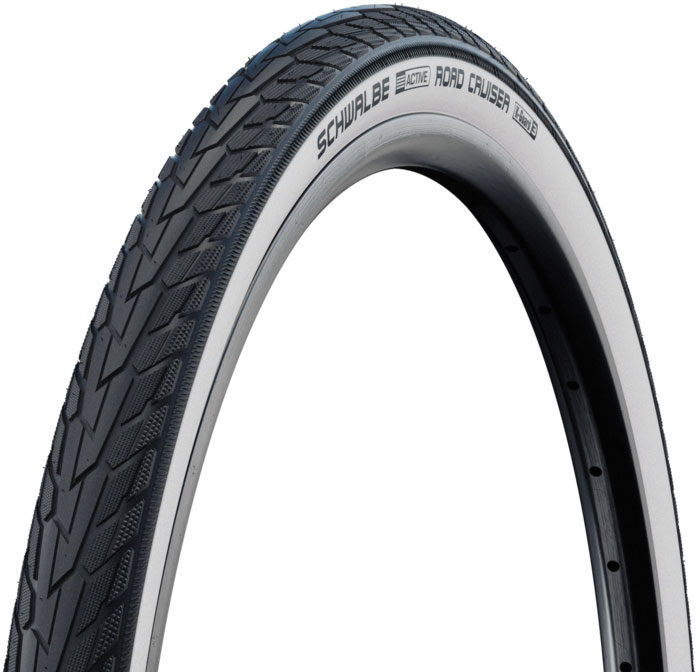 Купить Покрышка SCHWALBE Road Cruiser 28x1.60 / 700x40C, K-Guard, черно-белая