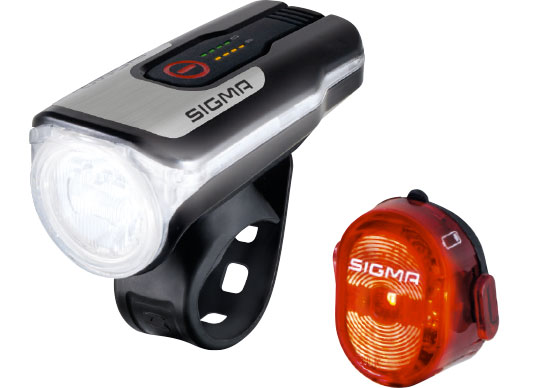 Купить Комплект фара SIGMA Aura 80 + фонарь Nugget II