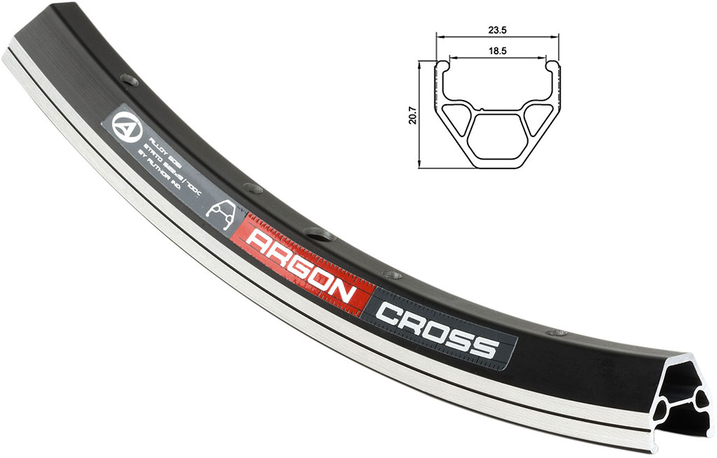 Купить Обод AUTHOR Argon X7 Cross 28 дюймов  32 отв.