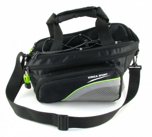 Купить Сумка на багажник, 340*200*190мм, плечевой ремень 14021