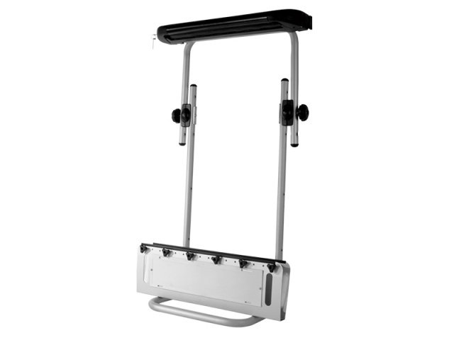 Купить Peruzzo Автобагажник на запаску STELVIO (насадка для перевозки лыж), сталь, цвет: серый, упак.-карт.короб.