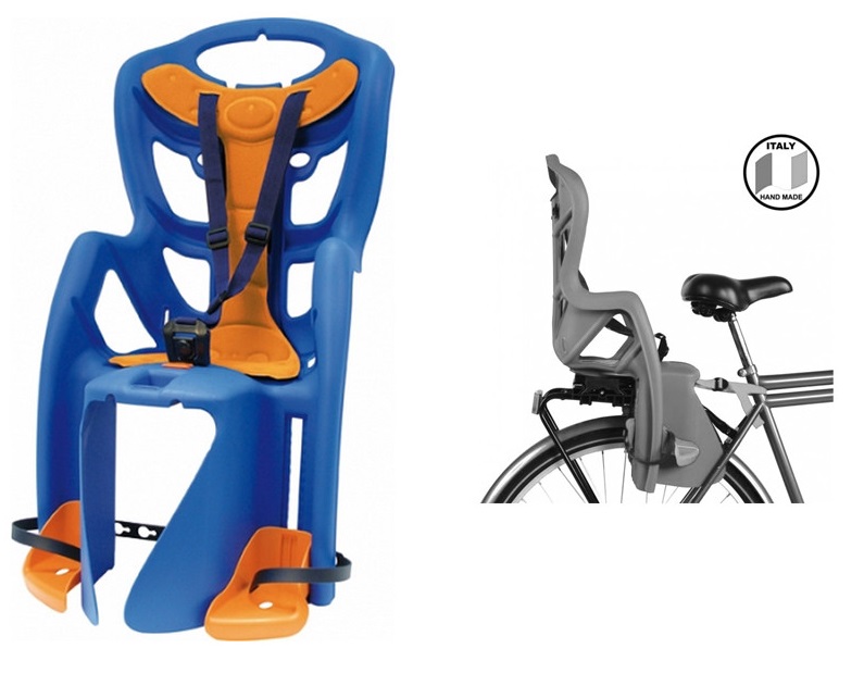 Купить Детское велокресло BELLELLI Pepe на багажник, синий