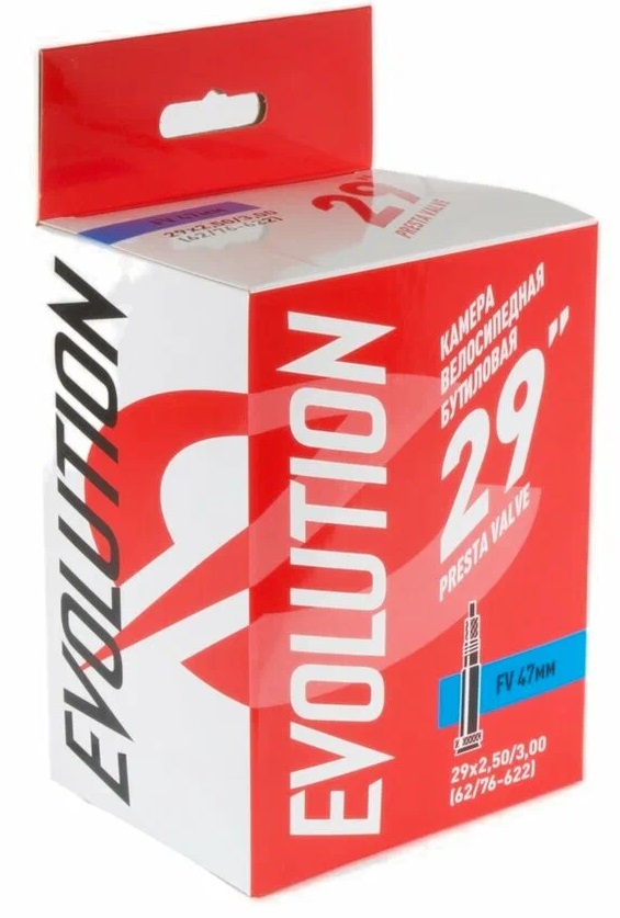 Купить Камера EVOLUTION 29 дюймов x2.50/3.00 (62/76-622), вело 47мм