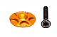 Купить Крышка рулевой колонки A2Z CNC 6061, оранжевый S-Cap-5